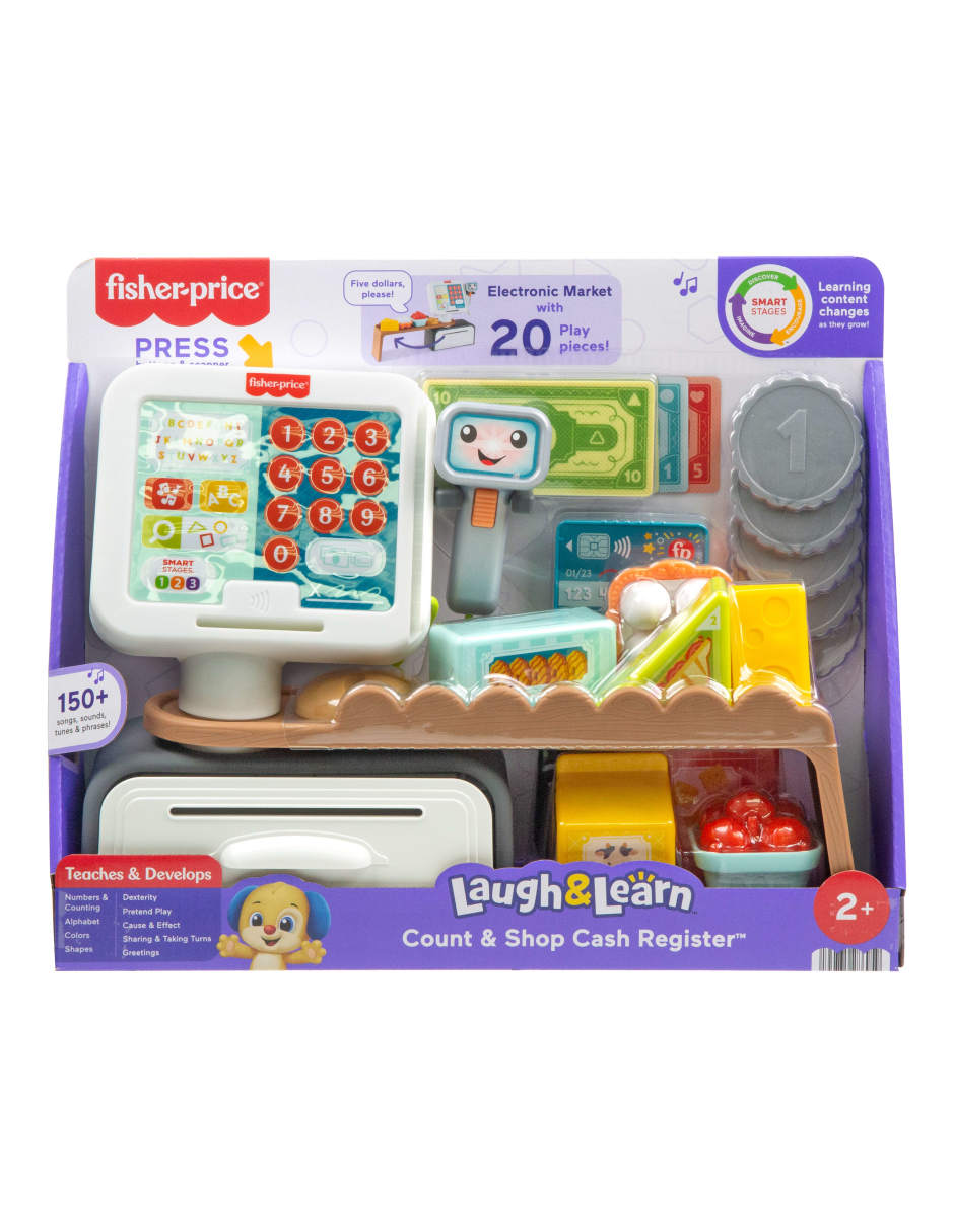 Caja Registradora Escanea y Aprende juego de rol para niño 9