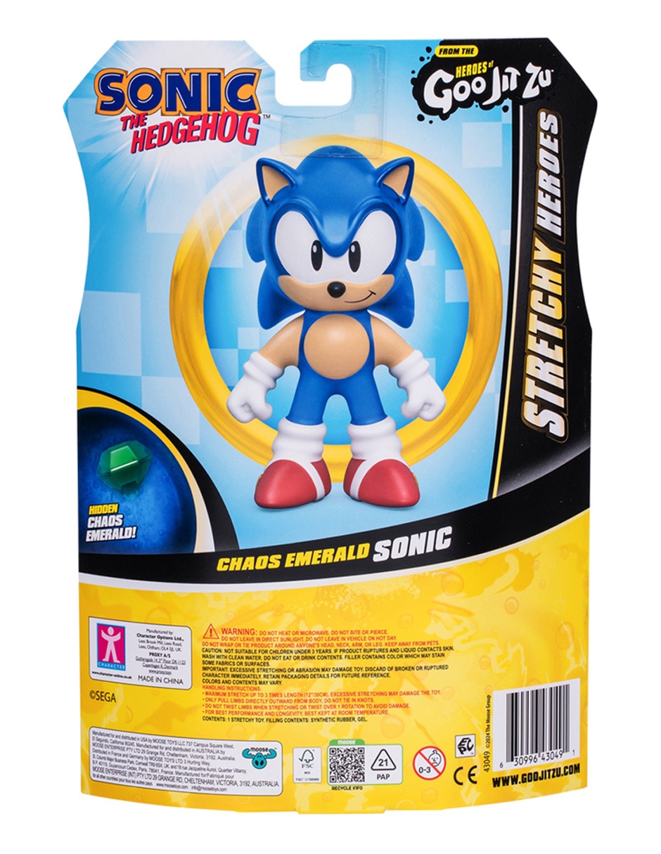Figura Heroes of Goo Jit Zu Sonic elástico 3