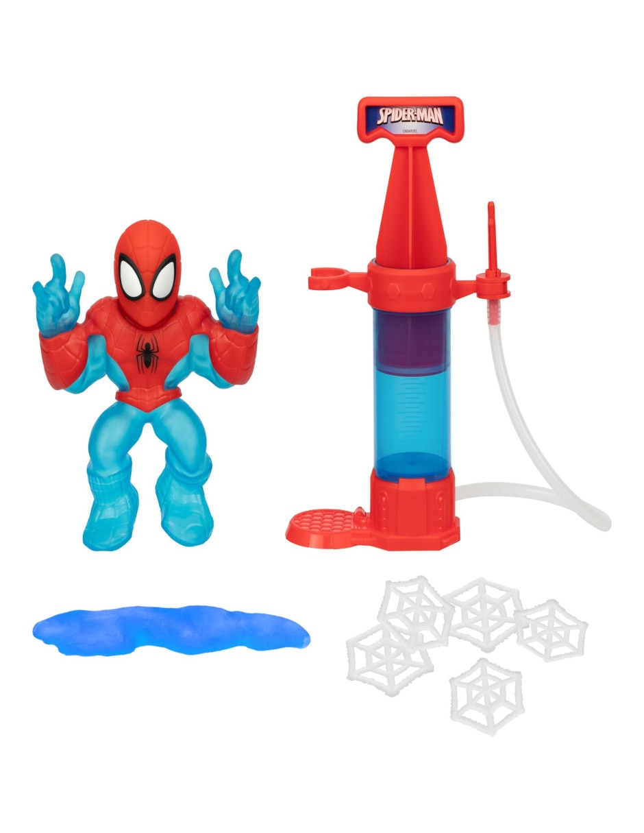 Figura Heroes of Goo Jit Zu Spider-Man elástico