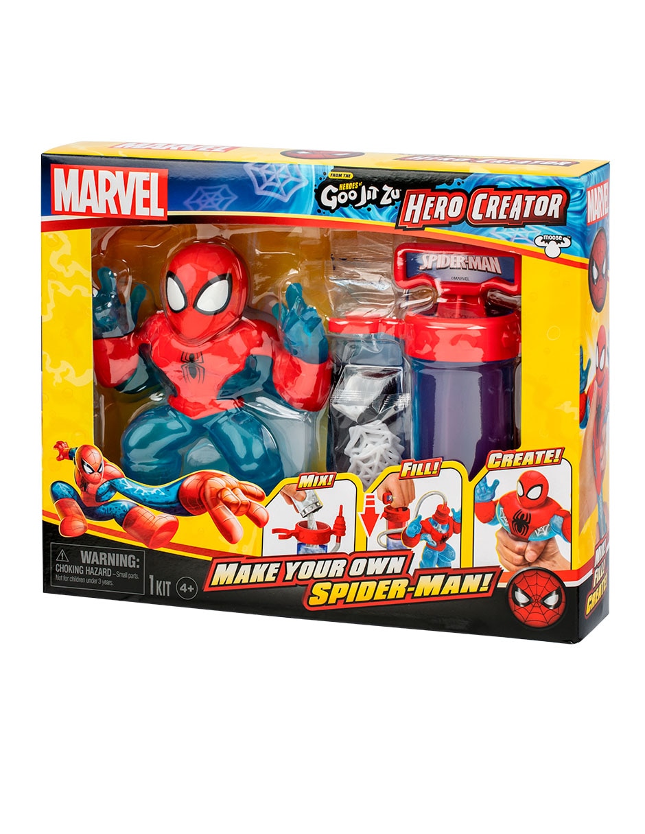 Figura Heroes of Goo Jit Zu Spider-Man elástico 2