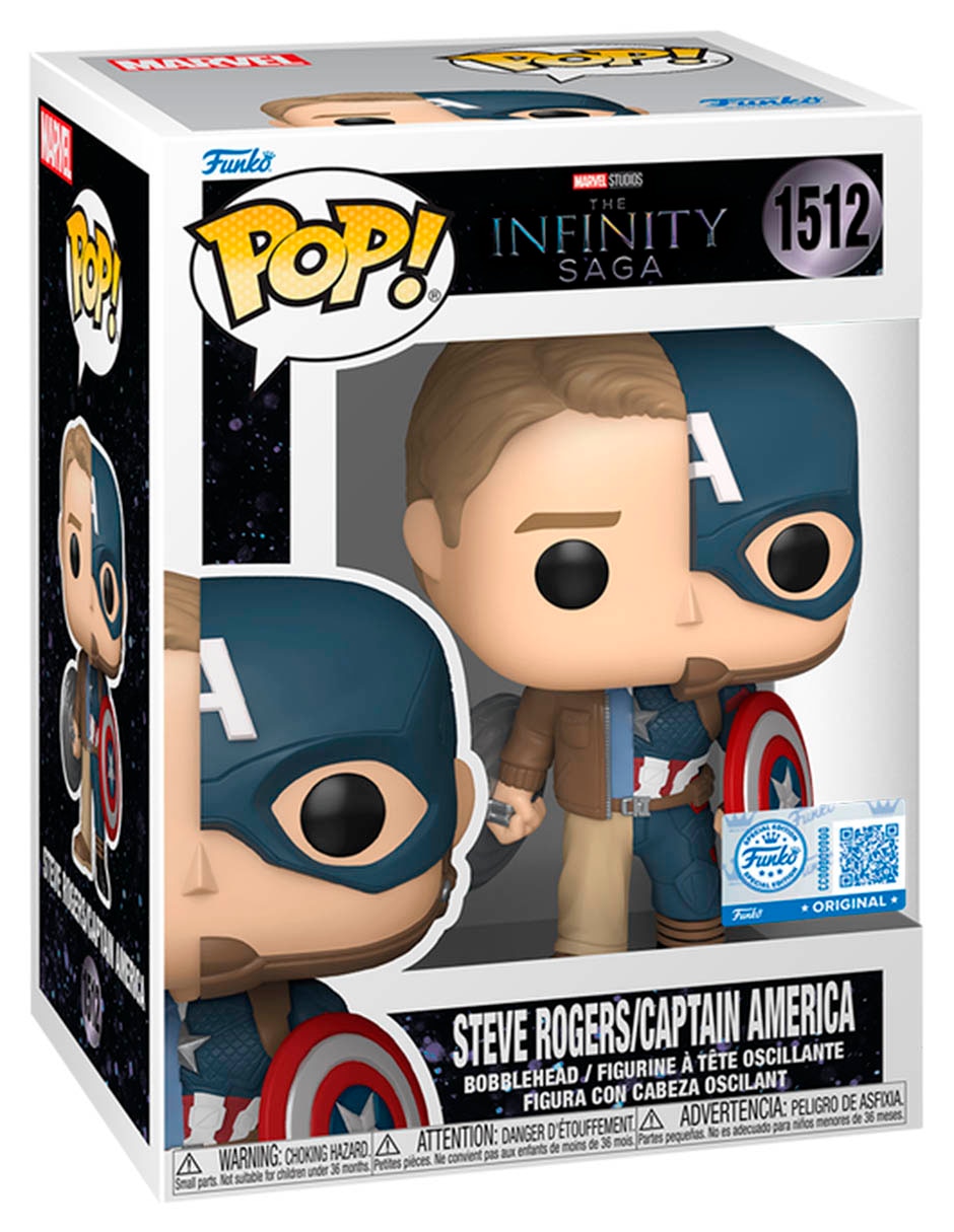 Figura de colección The Infinity Saga Steve Rogers/Captain America cabeza oscilante 2