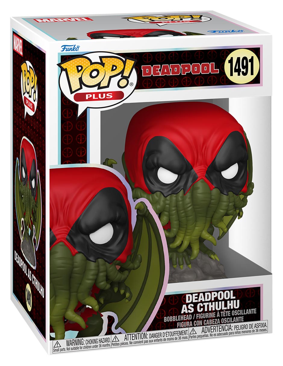 Figura de colección Deadpool As Cthulhu cabeza oscilante 2