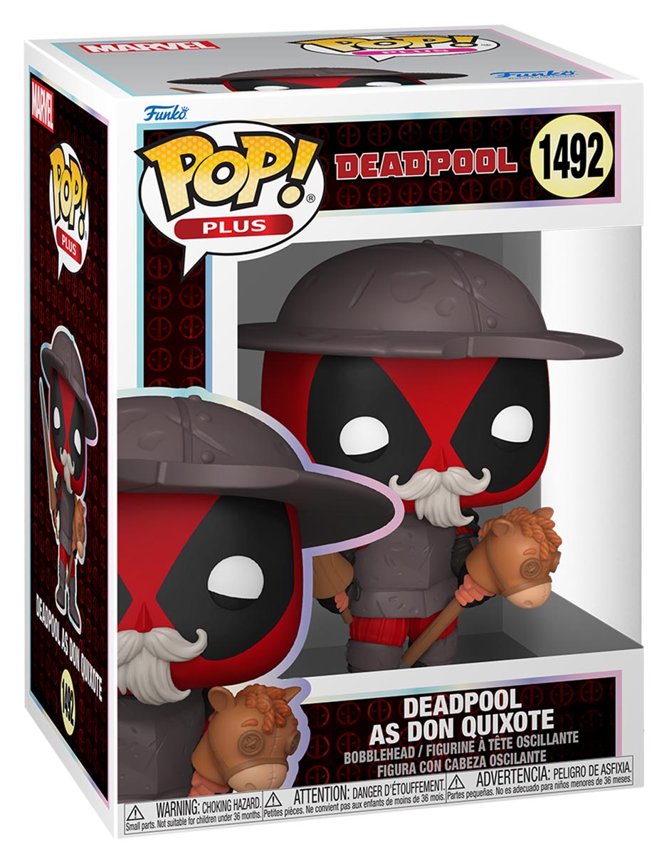 Figura de colección Deadpool as Don Quixote cabeza oscilante 2