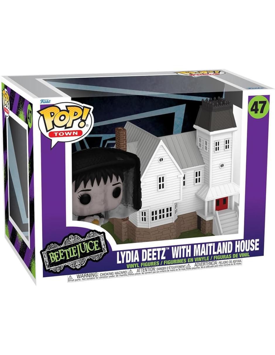 Figura de colección Beetlejuice Lydia Deetz with Maitland House 2