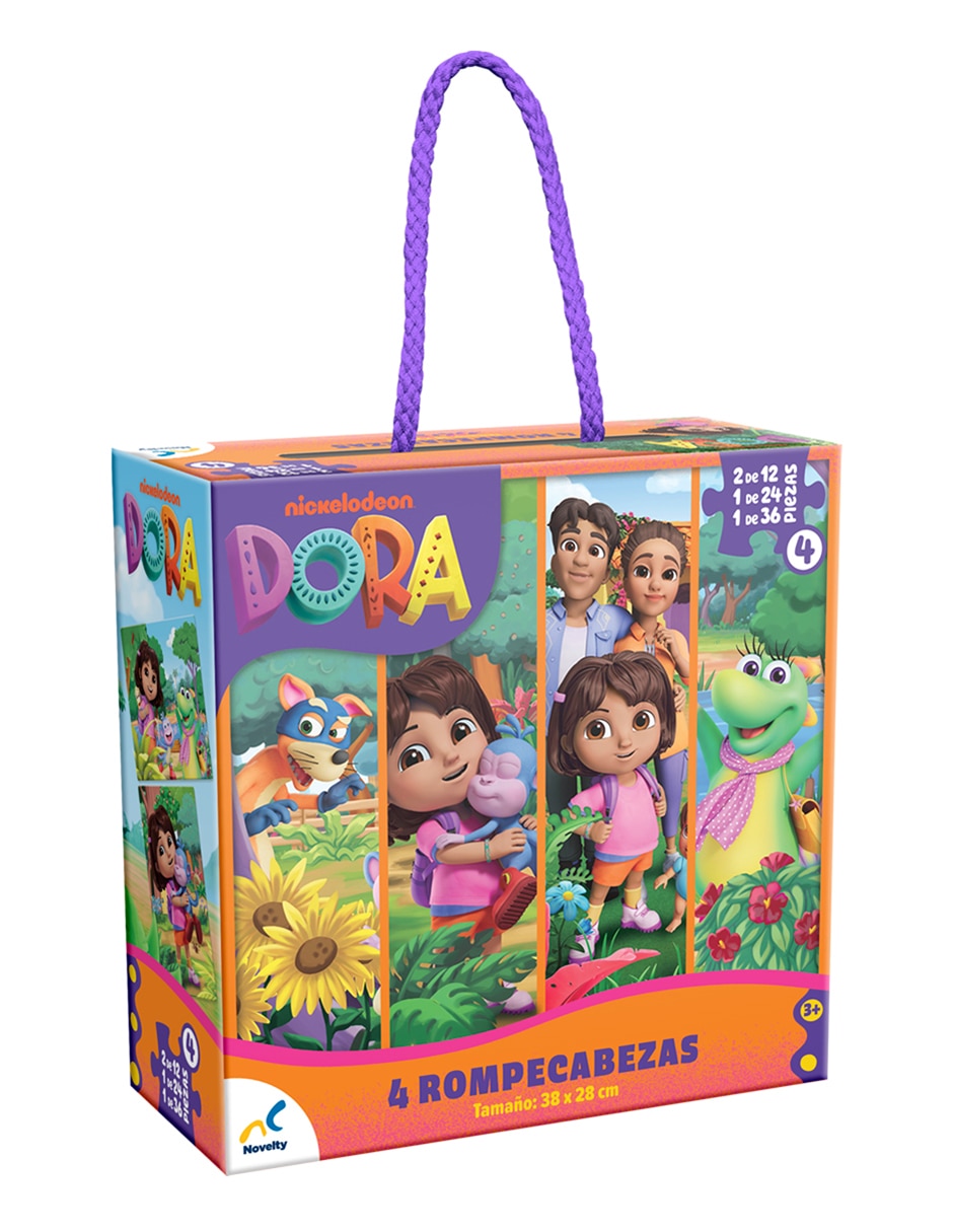 Rompecabezas Dora la exploradora 4 en 1 84 piezas Rompecabezas Dora la exploradora 4 en 1 84 piezas