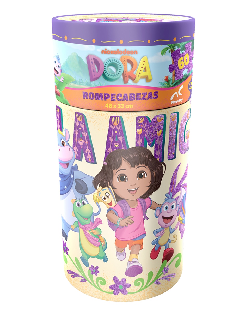Rompecabezas cilindro Dora 60 piezas