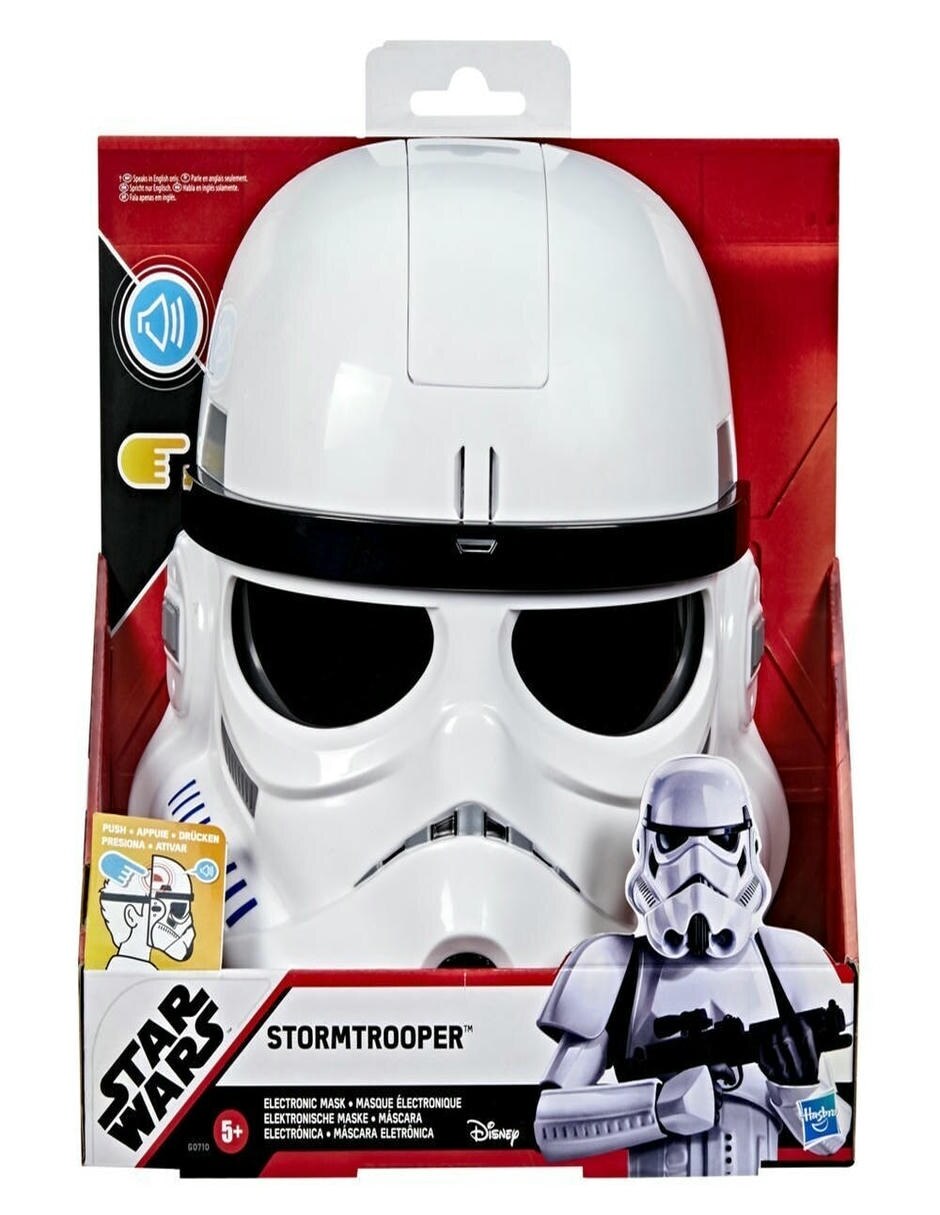 Mascara electrónica de Stormtrooper juego de rol para niños 2