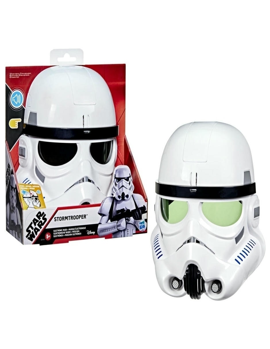 Mascara electrónica de Stormtrooper juego de rol para niños 3