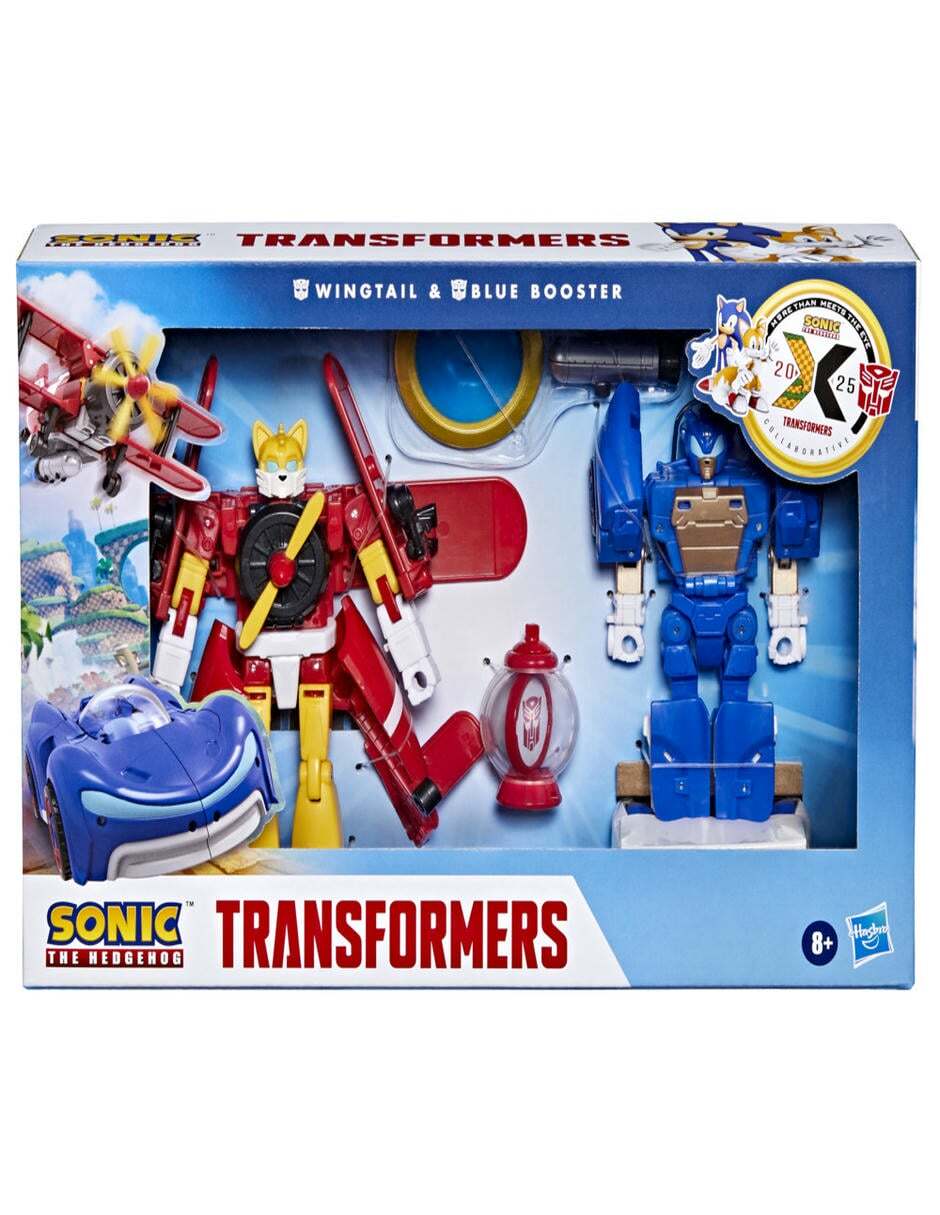 Set figuras acción articulada Wingtail y Blue Booster especial 3