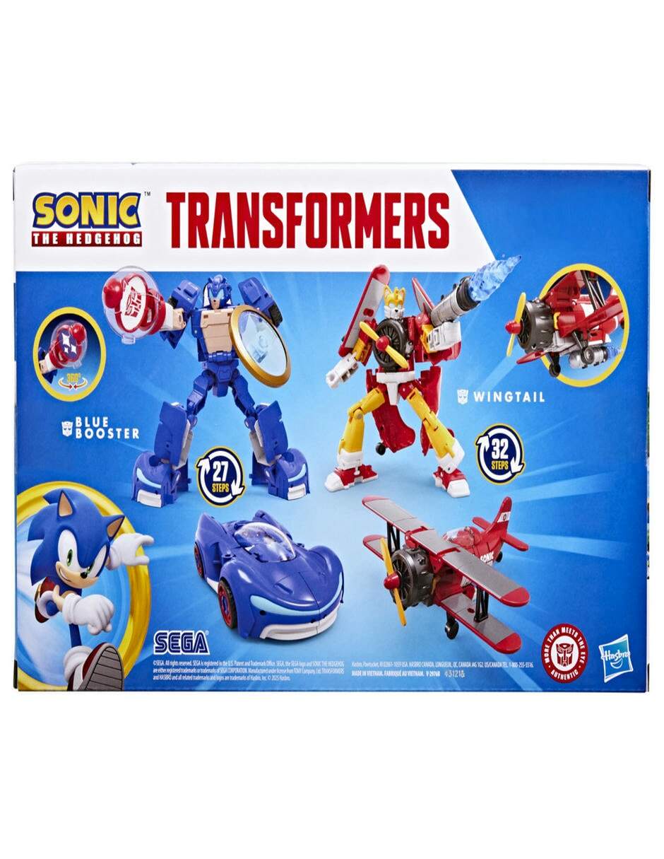 Set figuras acción articulada Wingtail y Blue Booster especial 5