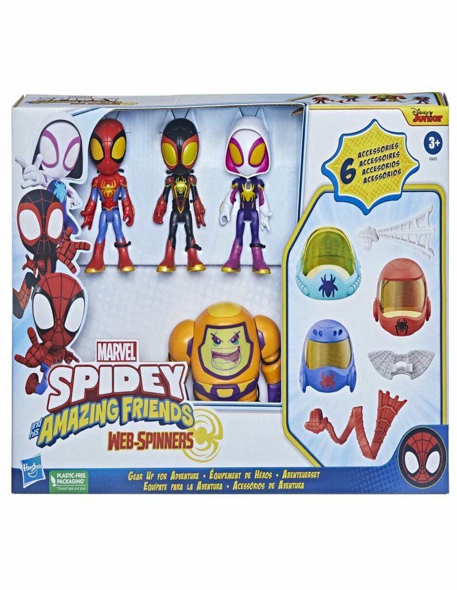 Set figuras articulada Spidey and His Amazing Friends 2