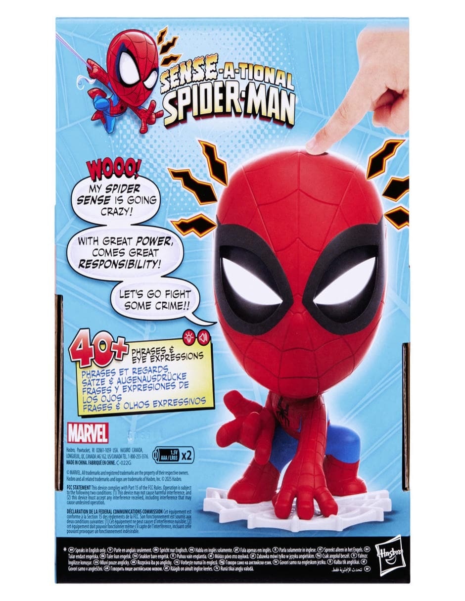 Figura de acción Spider-Man con movimiento, luz y sonido 4