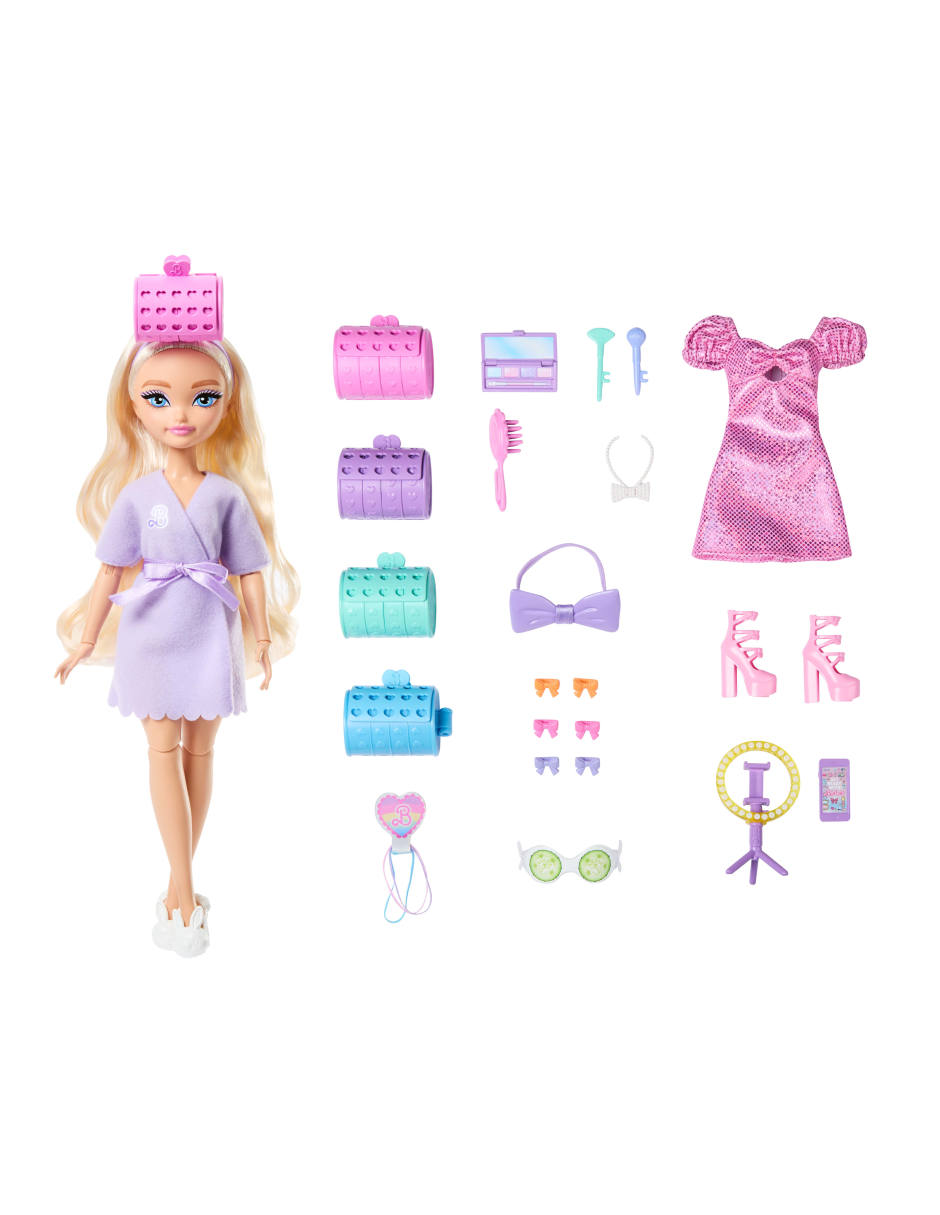 Muñeca barbie Dream Besties Noches Moradas
