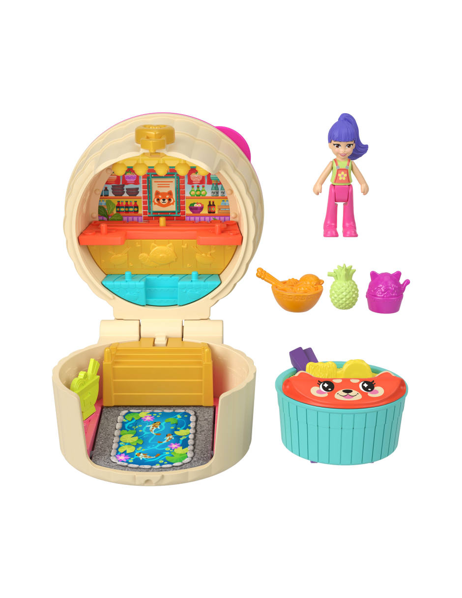 Muñeca Compacto Reveal Comidita Rápida 3