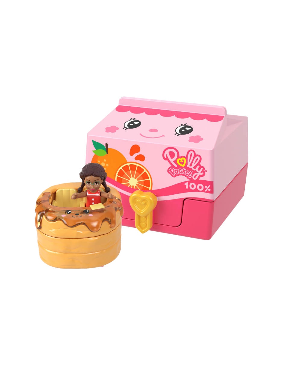 Muñeca Compacto Reveal Comidita Rápida 4