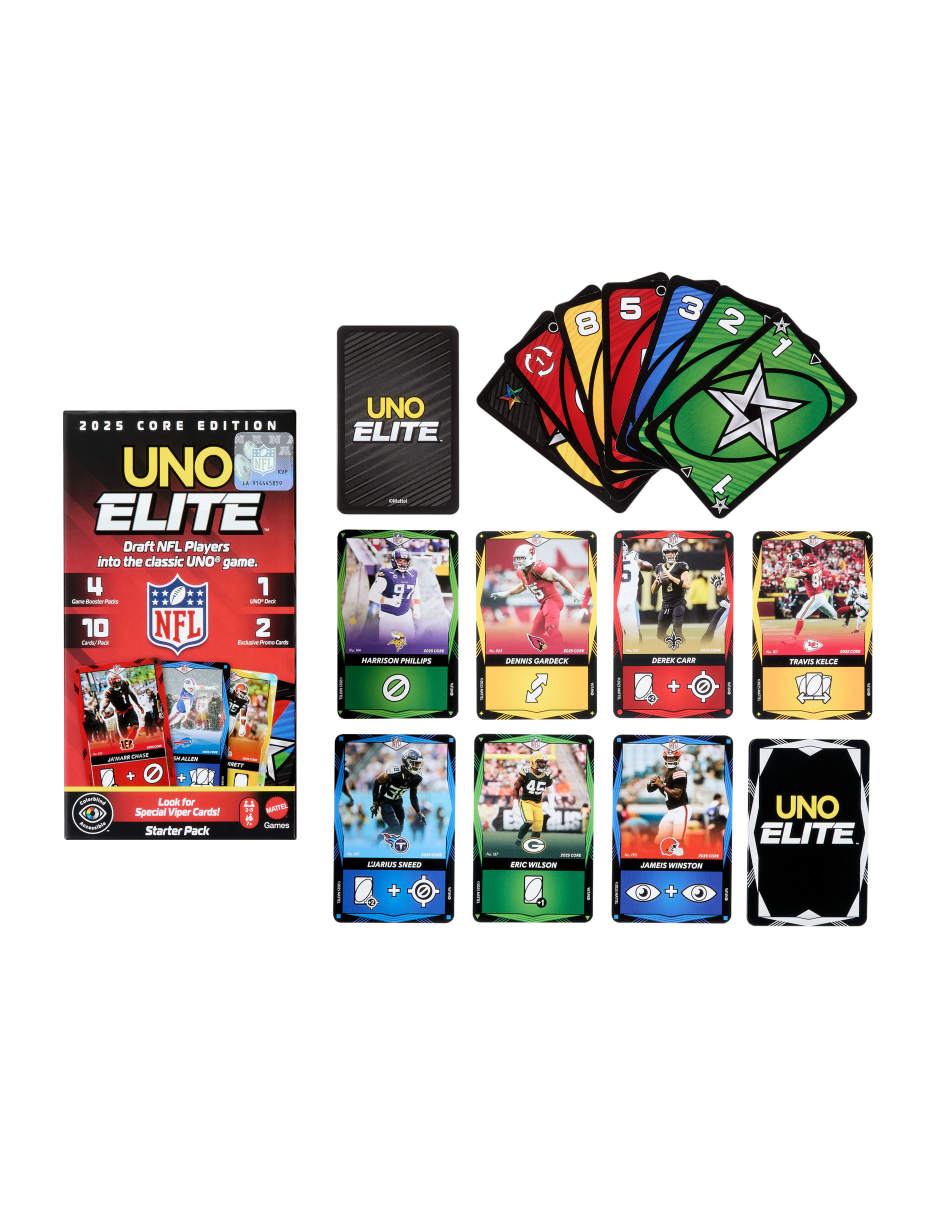 UNO Elite juego de mesa NFL 4