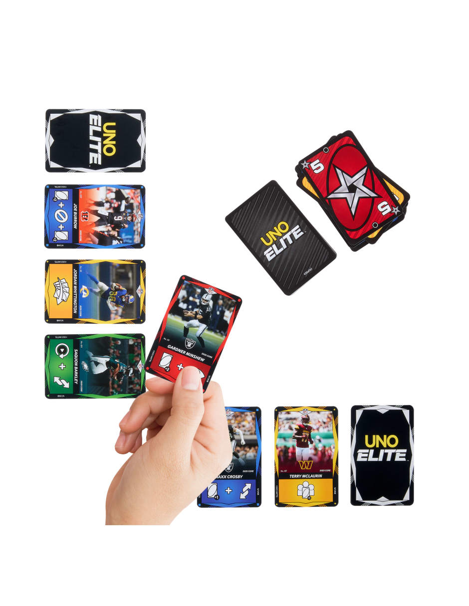 UNO Elite juego de mesa NFL 8