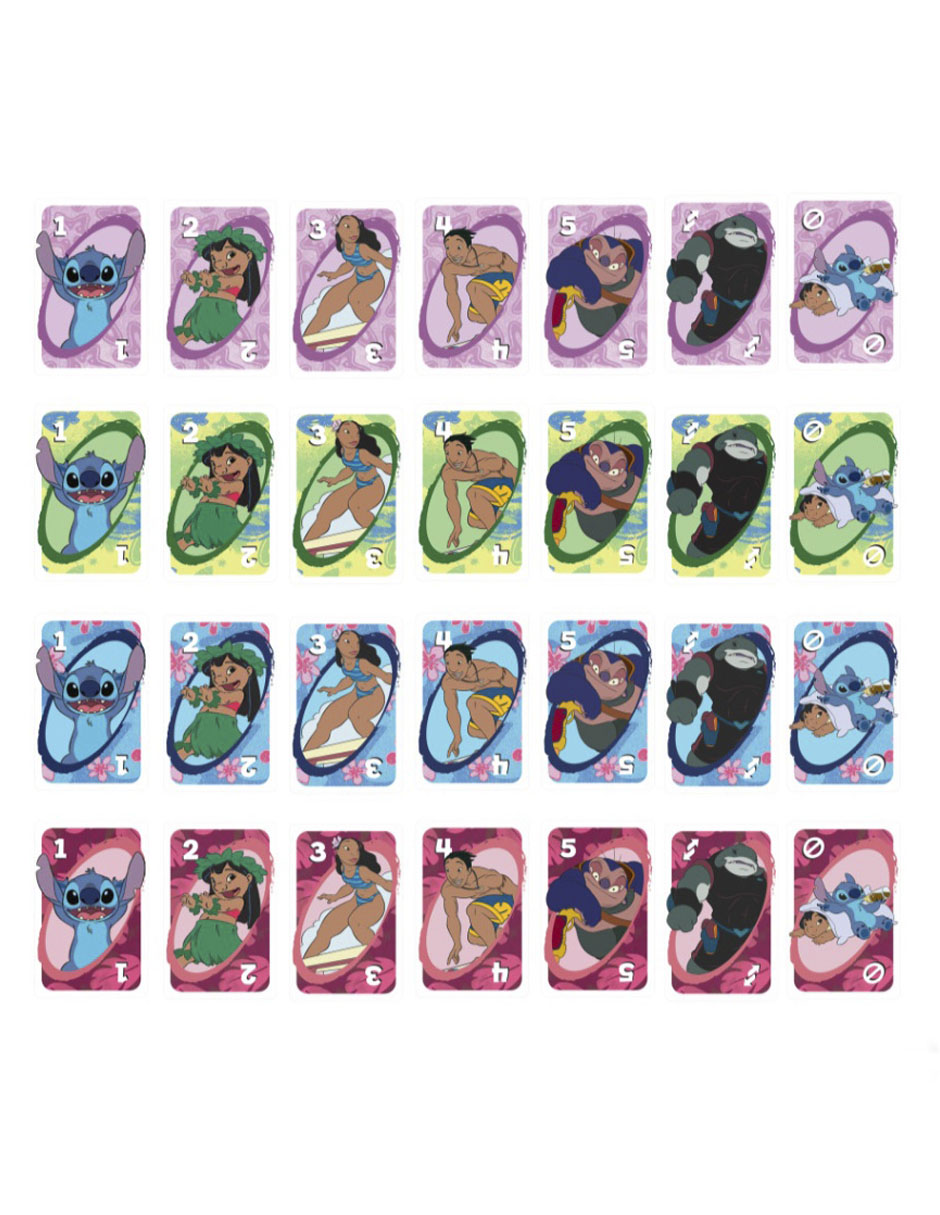 Uno Lilo & Stitch juego de mesa Lilo & Stitch 2