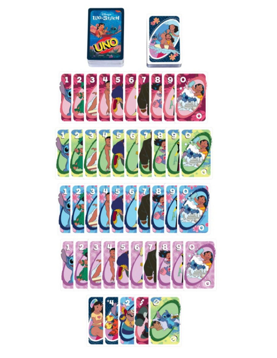 Uno Lilo & Stitch juego de mesa Lilo & Stitch 5