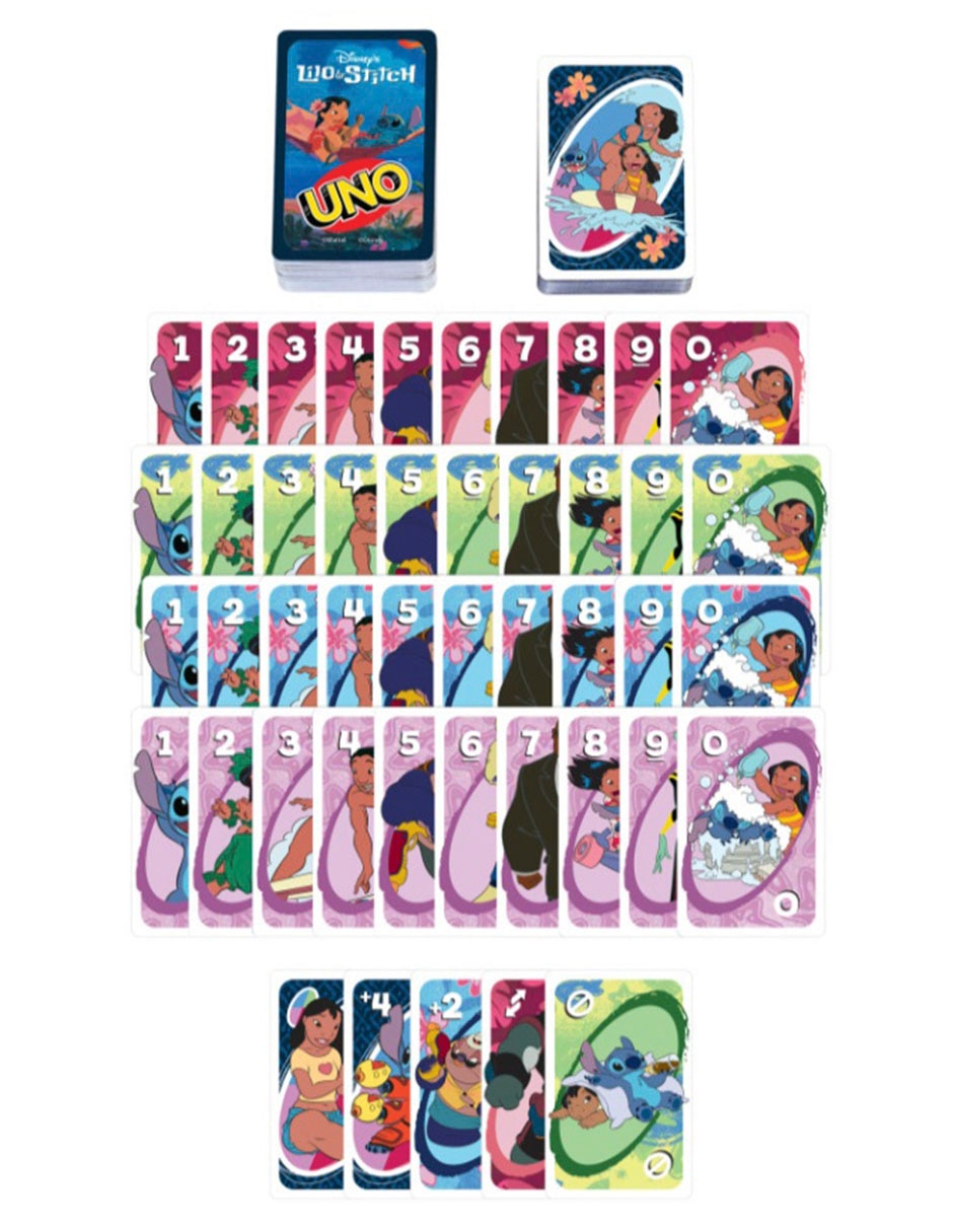 Uno Lilo & Stitch juego de mesa Lilo & Stitch 10