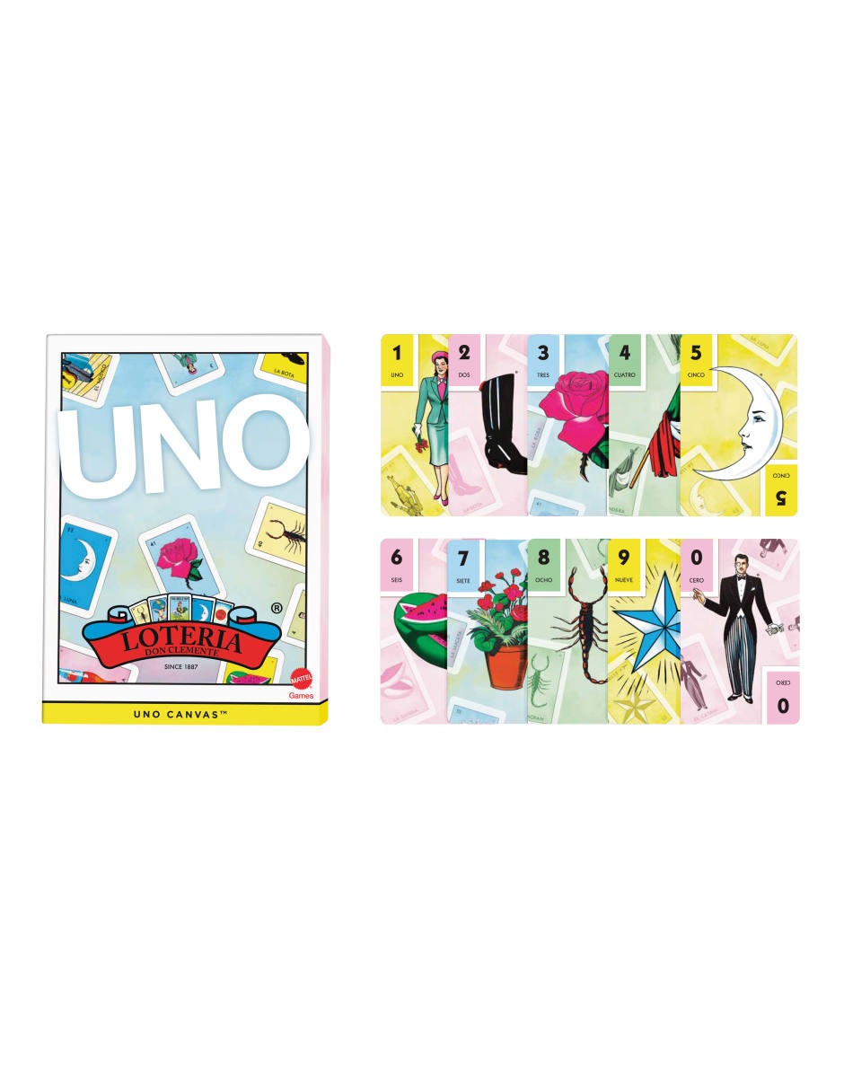 Uno Canvas Loteria juego de mesa 3