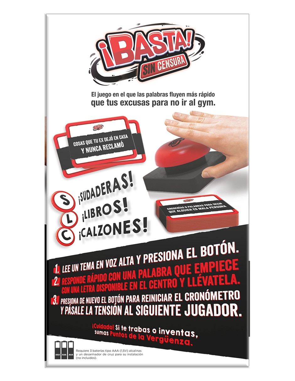 Juego de mesa basta sin censura 4