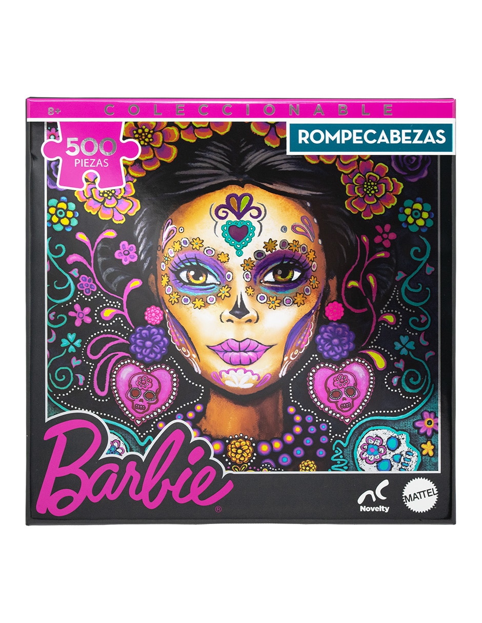 Rompecabezas coleccionable metalizado Barbie catrina 3