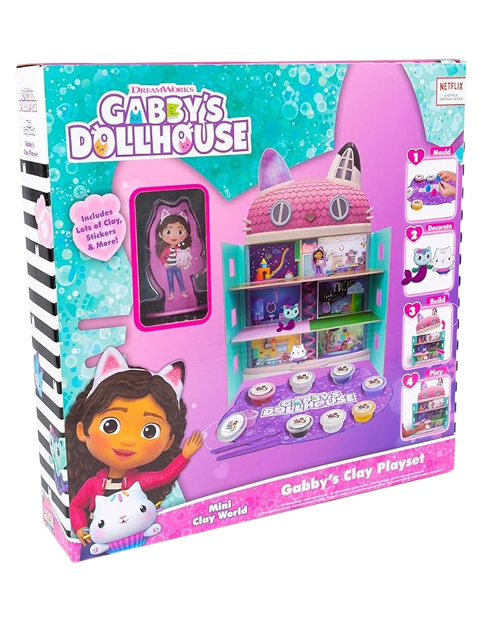 Juego de masa de Gabby Gabby's Dollhouse