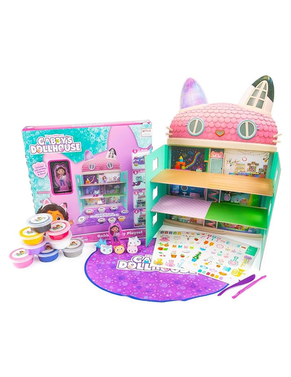 Juego de masa de Gabby Gabby's Dollhouse 2