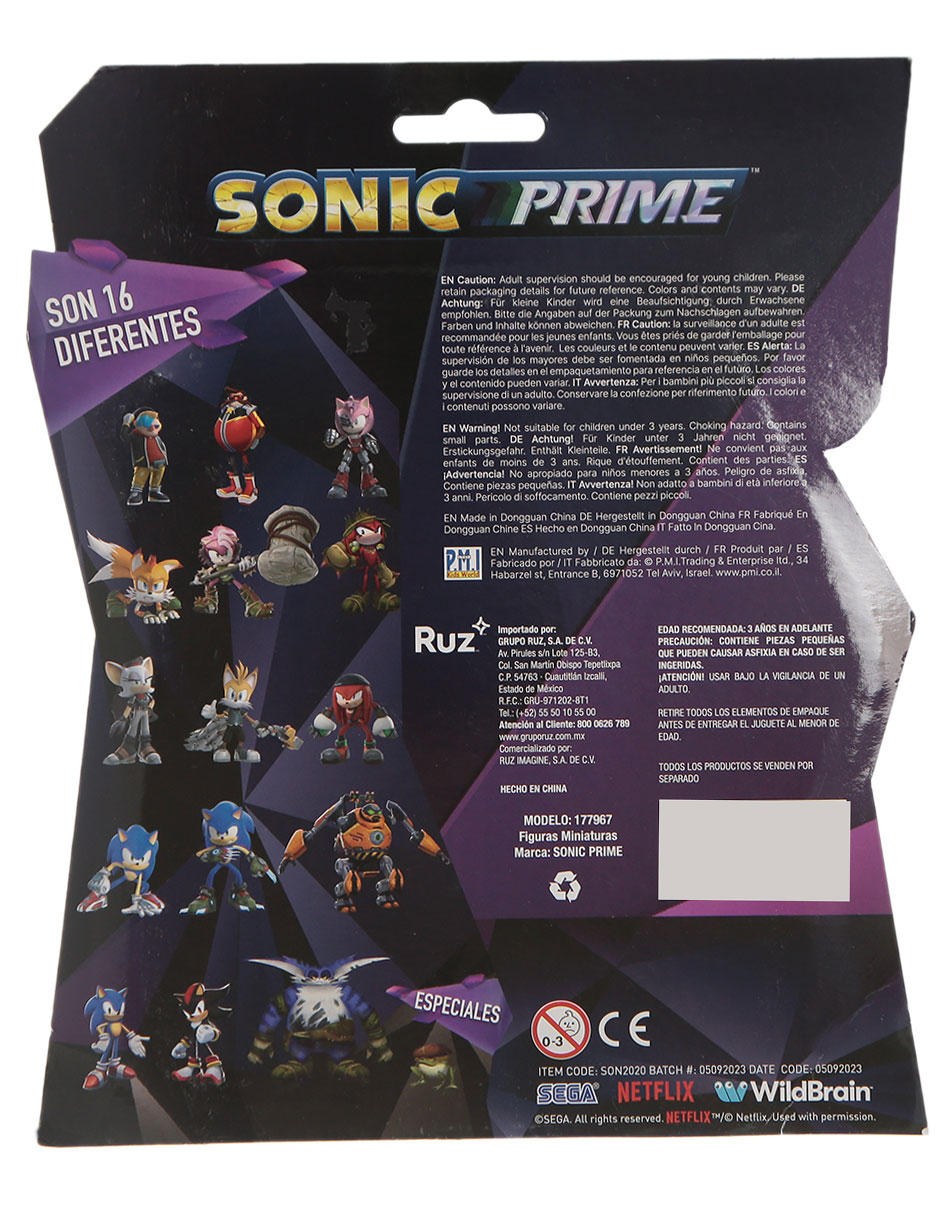 Set figuras acción Sonic Prime 4