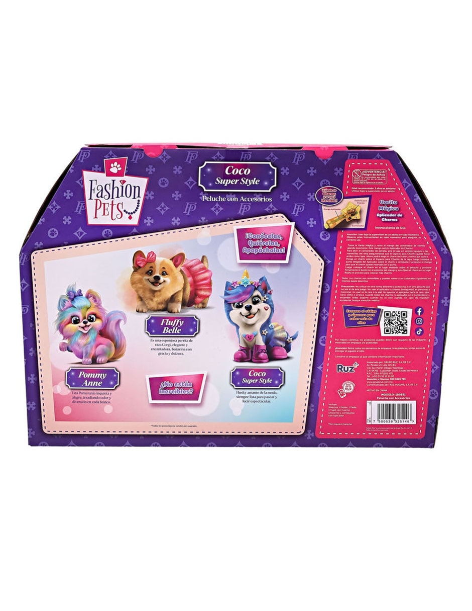 Peluche de Coco Super Style perro Fashion Pets de 28 cm 4