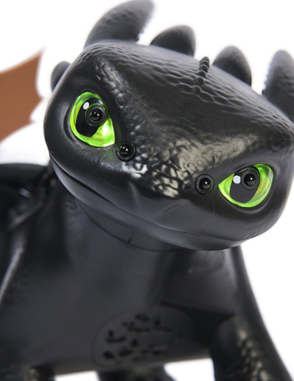 Figura de acción articulada Cómo entrenar a tu dragón Chimuelo con luz y sonido 4