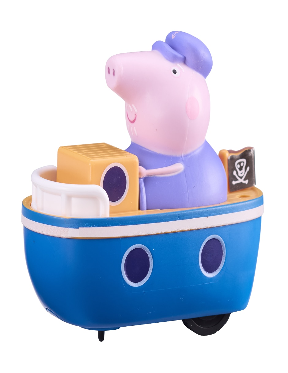 Set figuras de juguete Peppa pig juego en el barco del abuelo 3