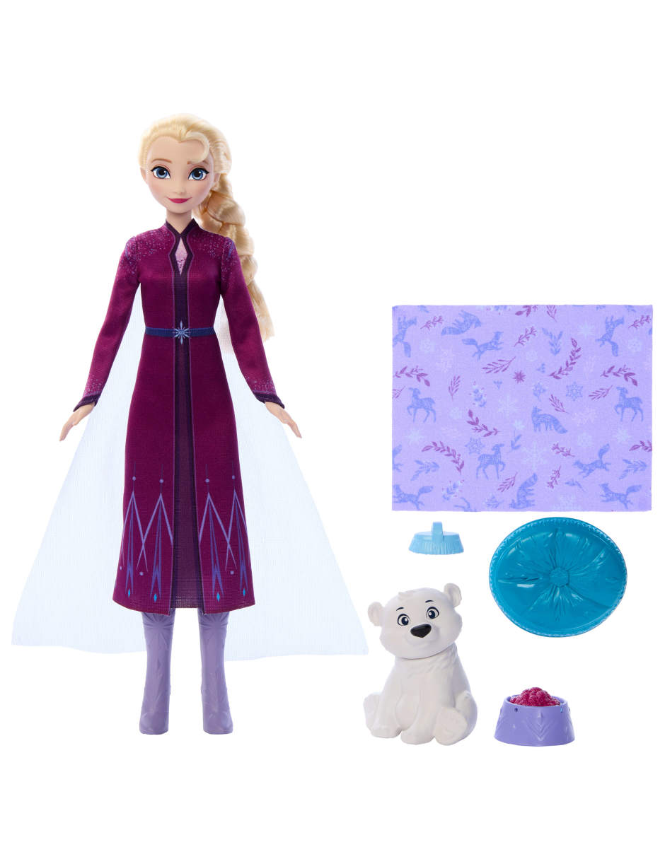Set muñeca Frozen Elsa con oso bebé
