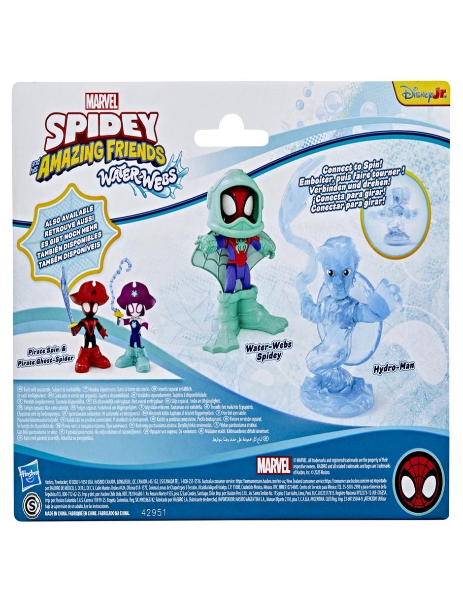 Set figuras acción articulada Spidey and His Amazing Friends 4