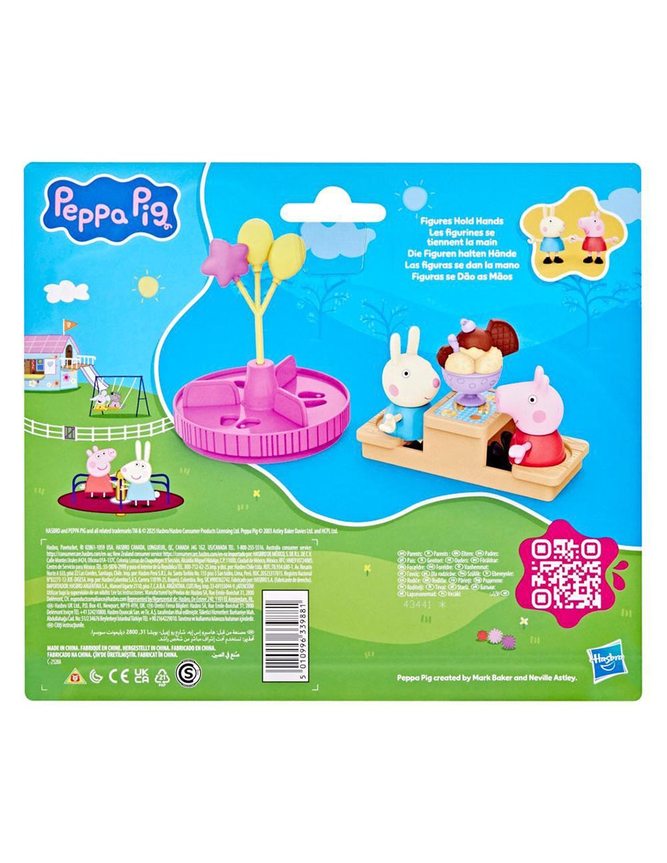 Set figuras acción El carrusel de Peppa 4