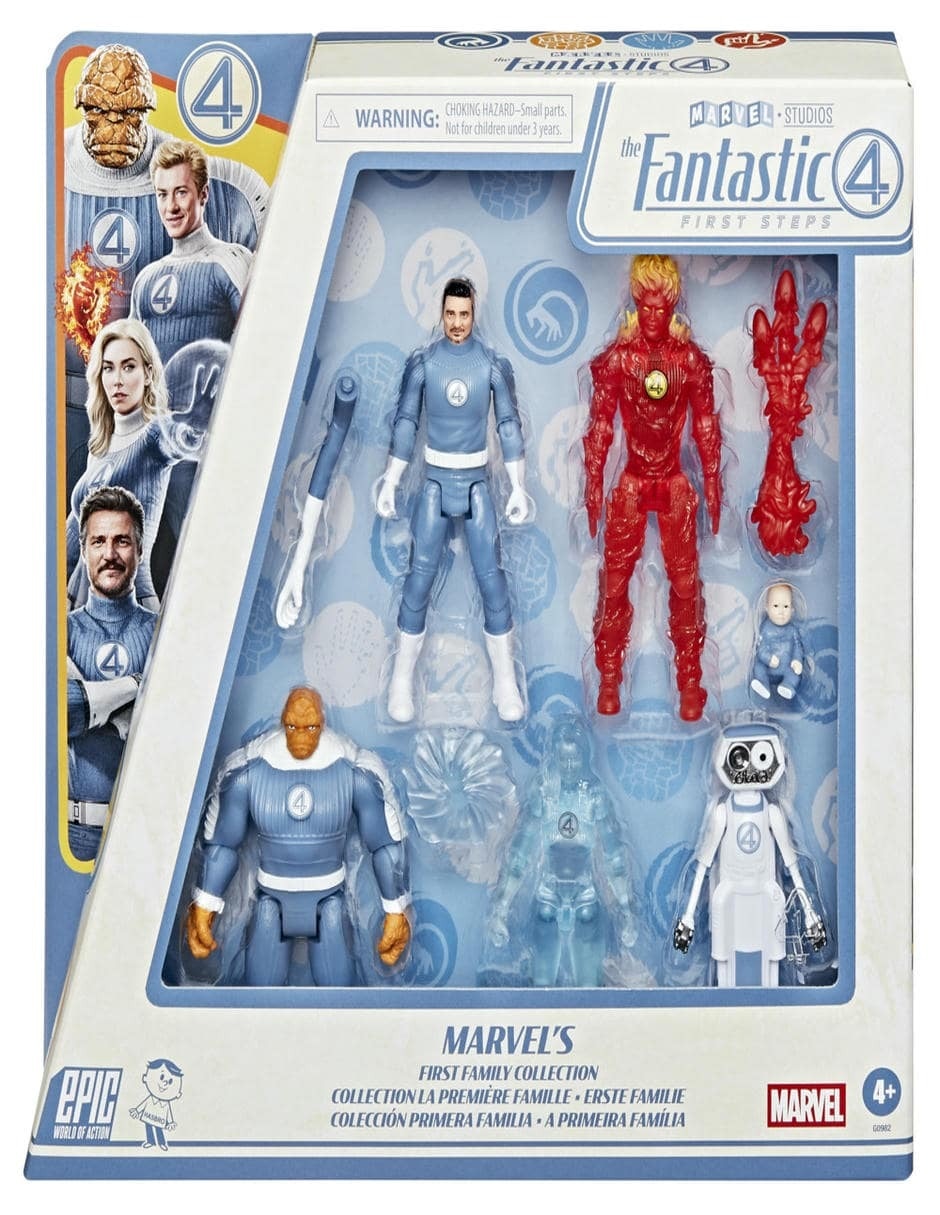 Set figuras acción articulada Los 4 Fantásticos: Primeros Pasos fans 2