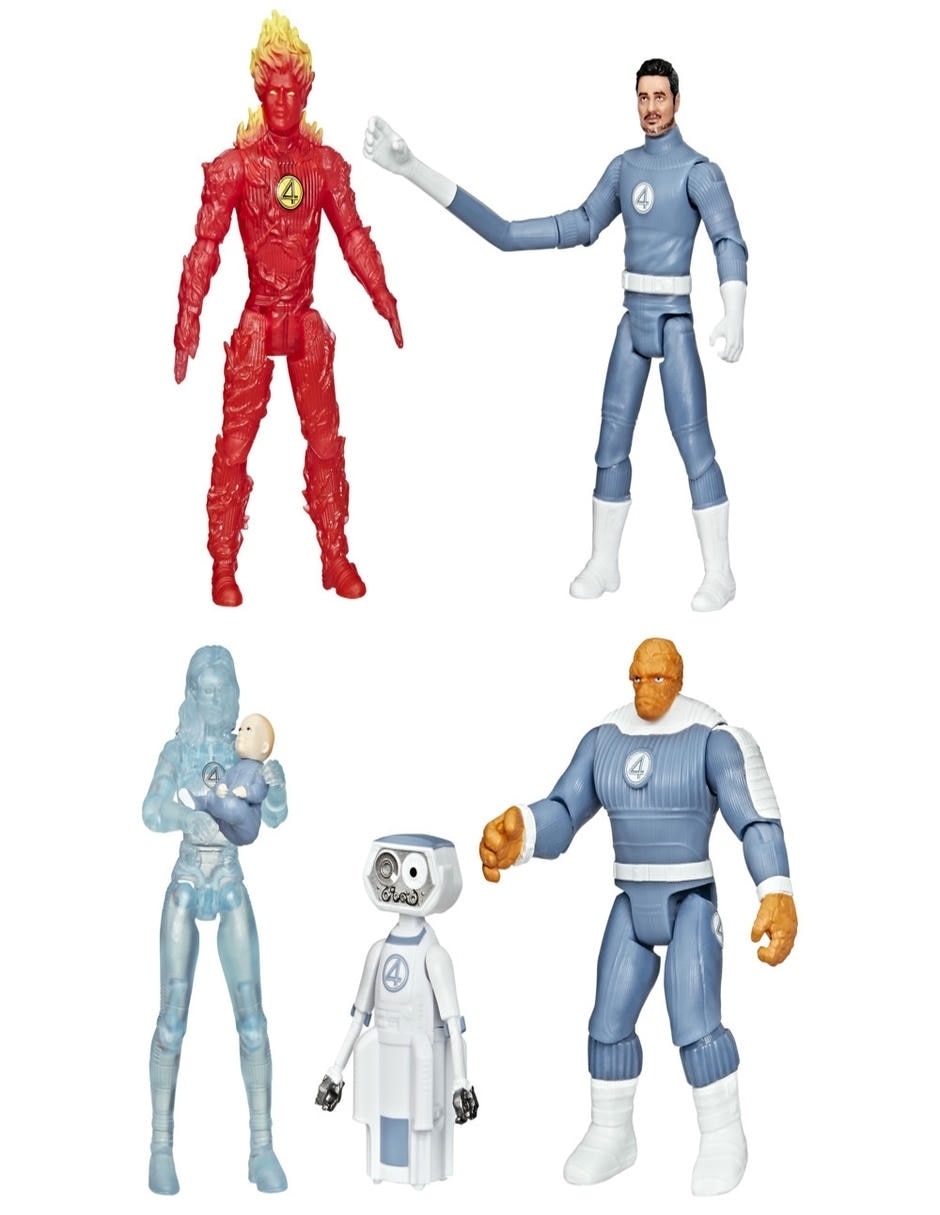 Set figuras acción articulada Los 4 Fantásticos: Primeros Pasos fans 5