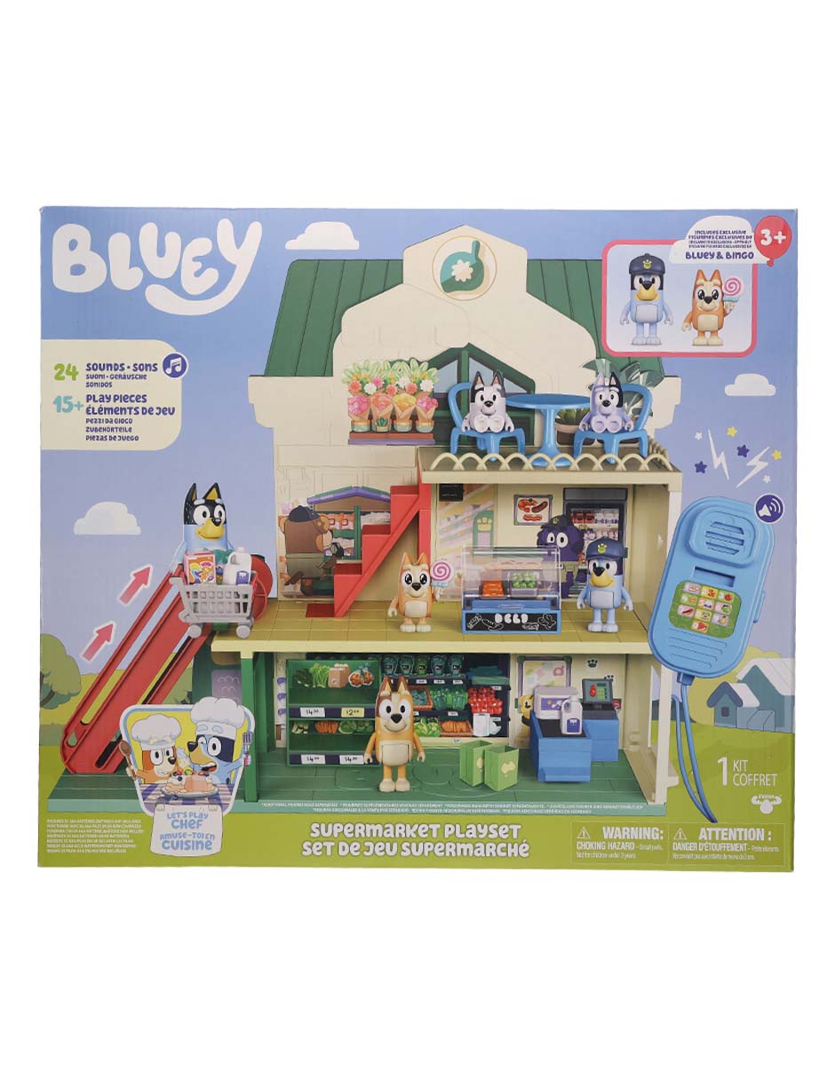 Casa de muñecas Supermercado Chef Bluey 13