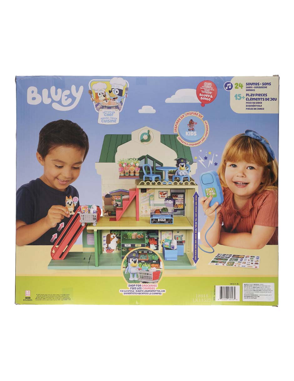 Casa de muñecas Supermercado Chef Bluey 14