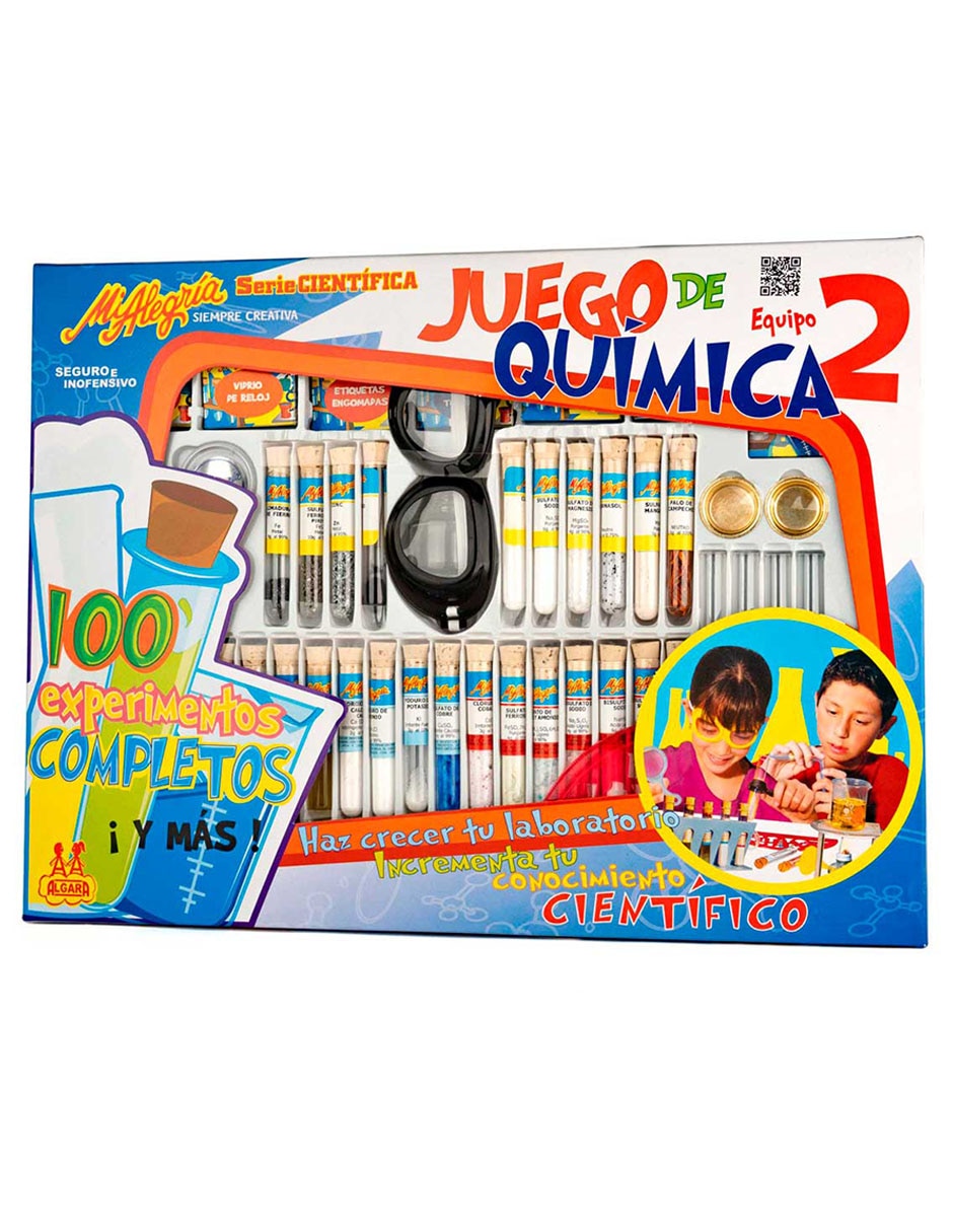 Juego de Química 2 con 100 Experimentos y más Juego de Química 2 con 100 Experimentos y más