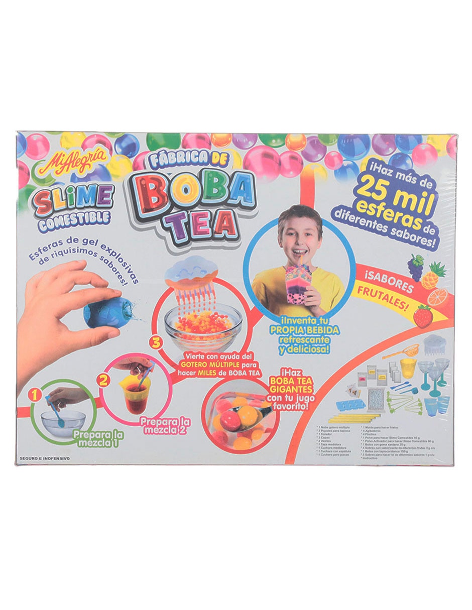 Kit de Juego Fábrica de Boba Tea Slime Comestible 3