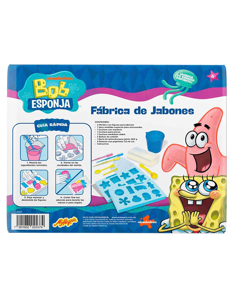 Fábrica de jabones Bob Esponja 4
