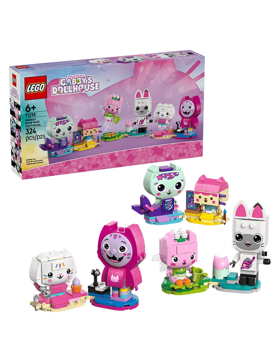 Gabby出品　まとめて Lego Gabby's Dollhouse Amigos Felinos para Construir de Gabby