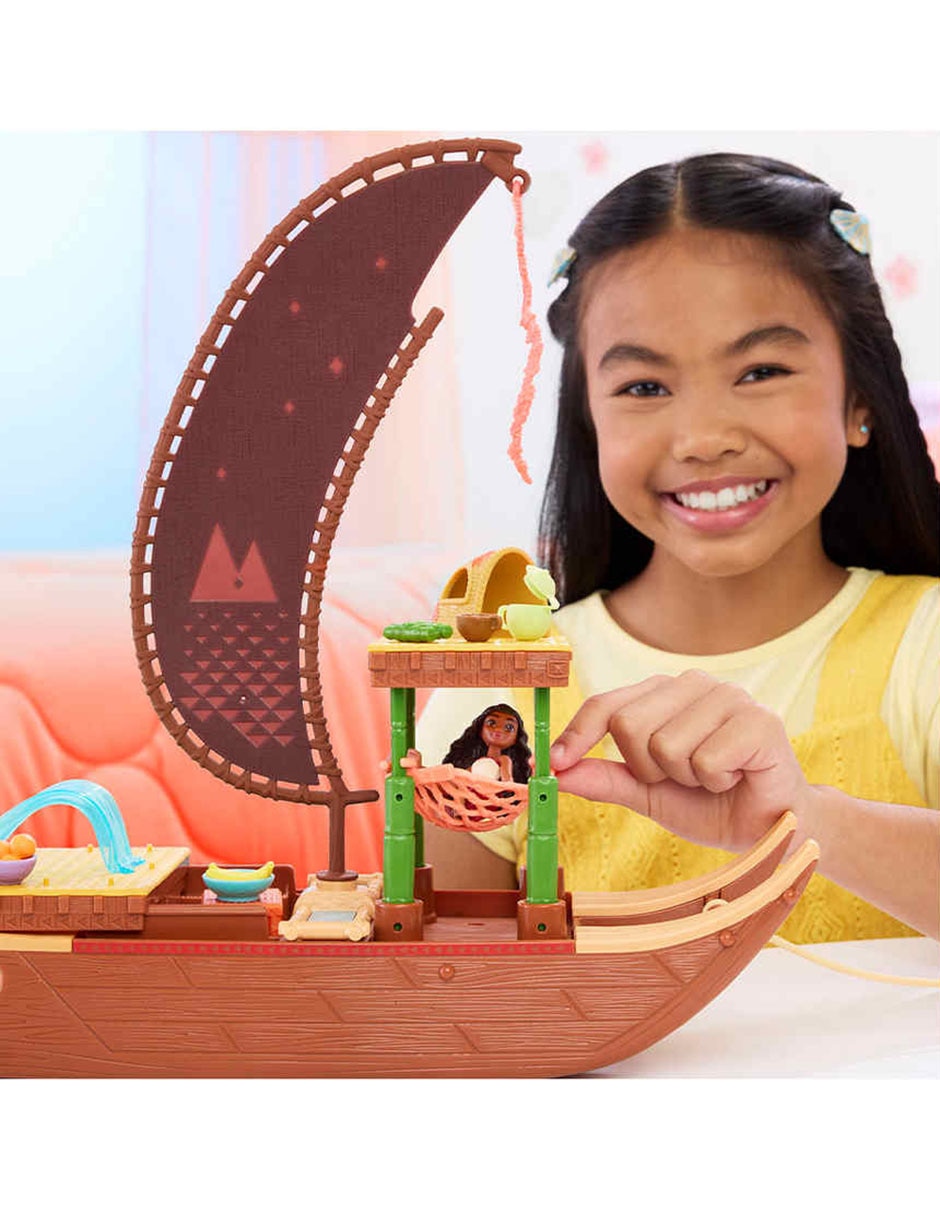 Set muñecas Moana 2 Canoa de Aventuras 6