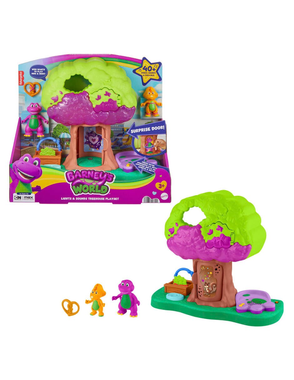 Set de Juego Casa del Árbol Luces y Sonidos de Barney's World 9