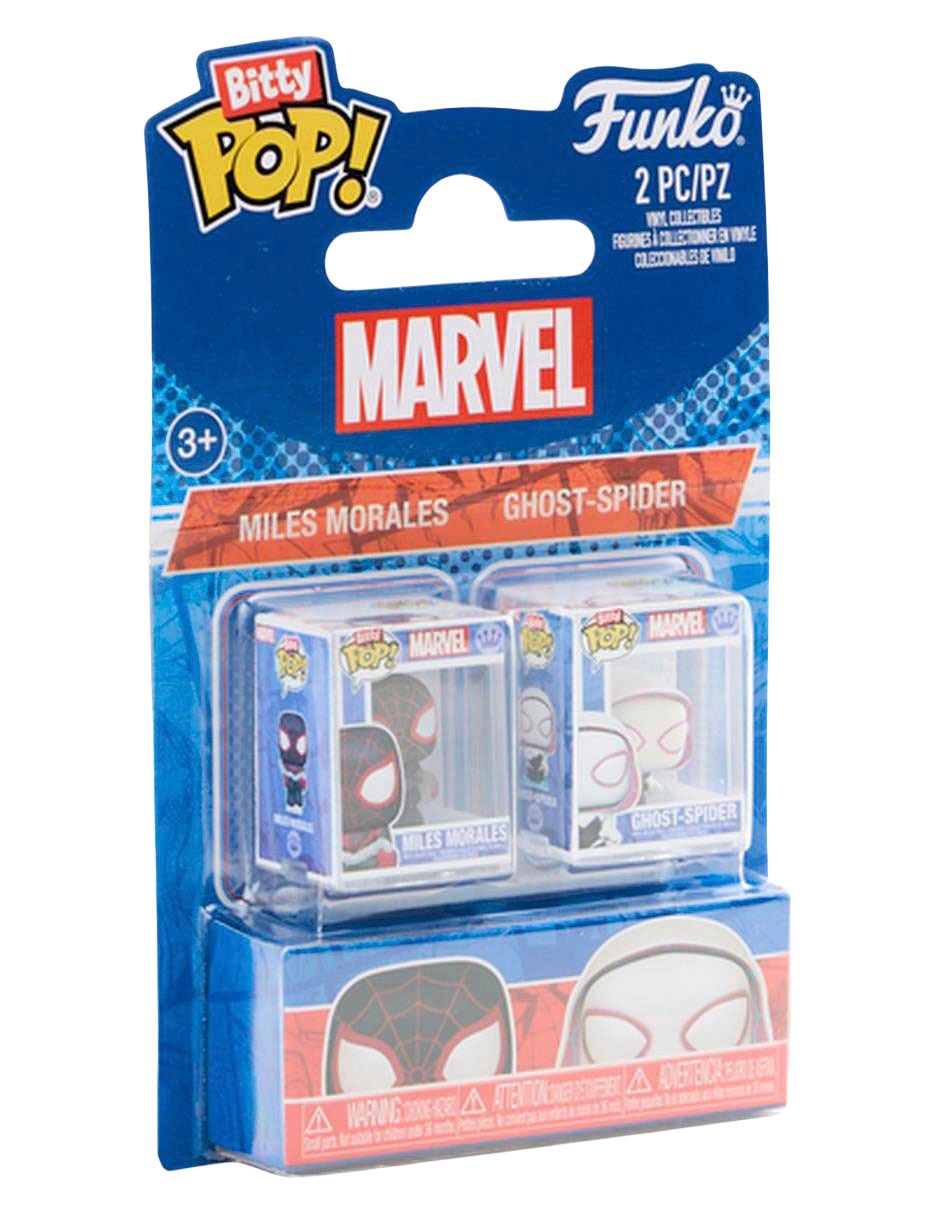 Set Funko Bitty POP! Spider-Man Miles Morales Y Ghost Spider 2