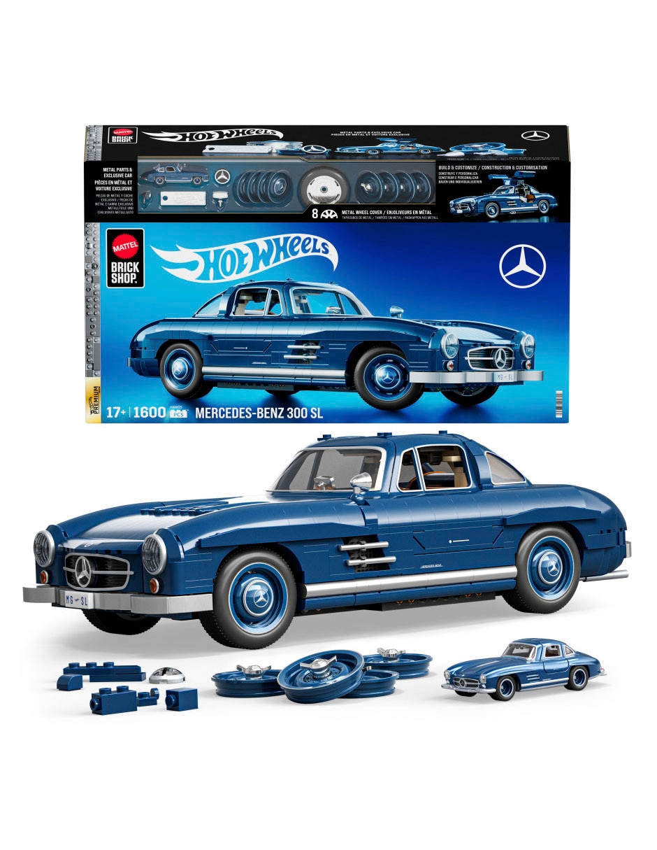 Mattel Brick Shop Premium Mercedes-Benz 300 SL HWW25 Hot Wheels