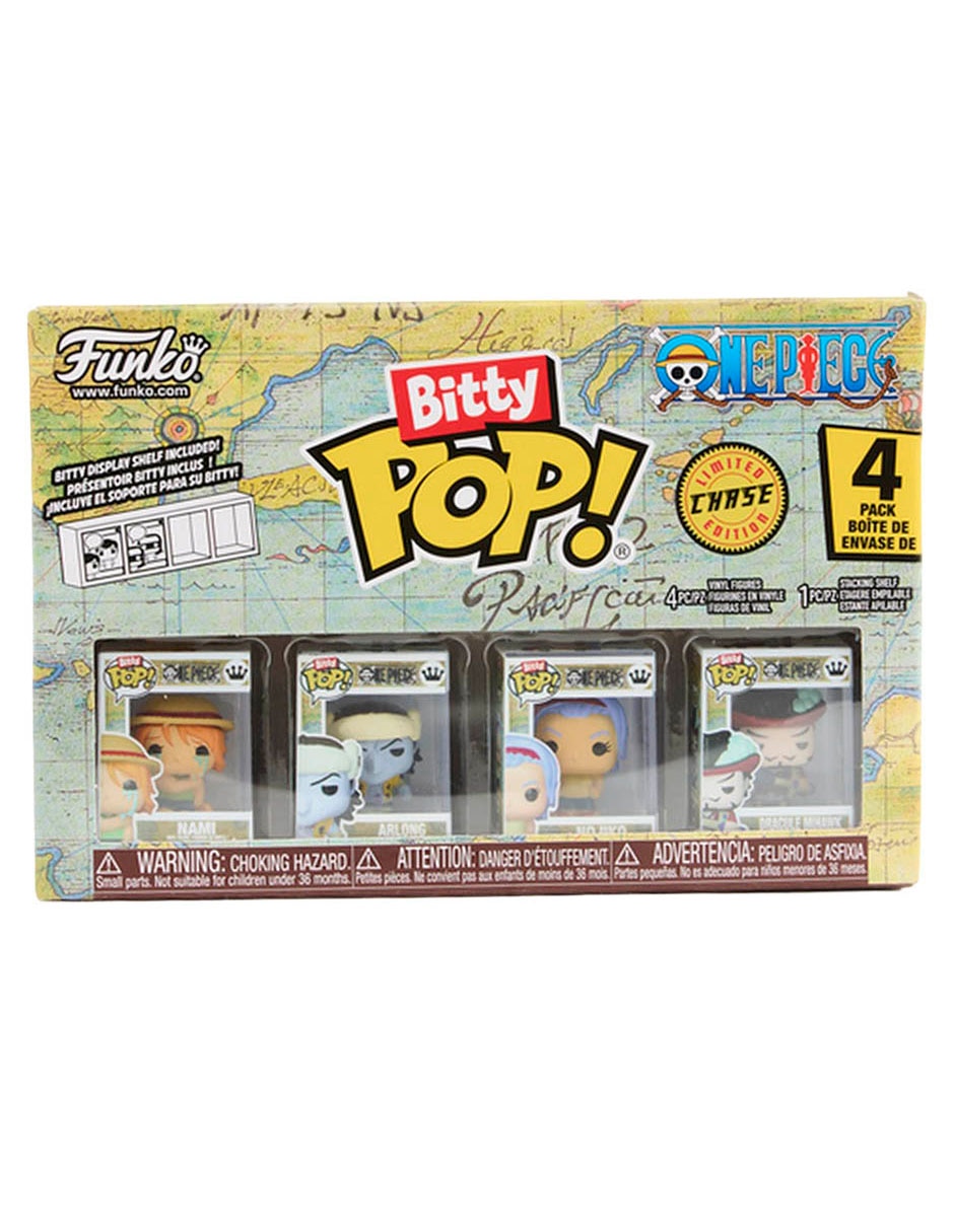 Set Funko Bitty POP! One Piece Nami, Arlong, Nojiko, Dracule Mihawk