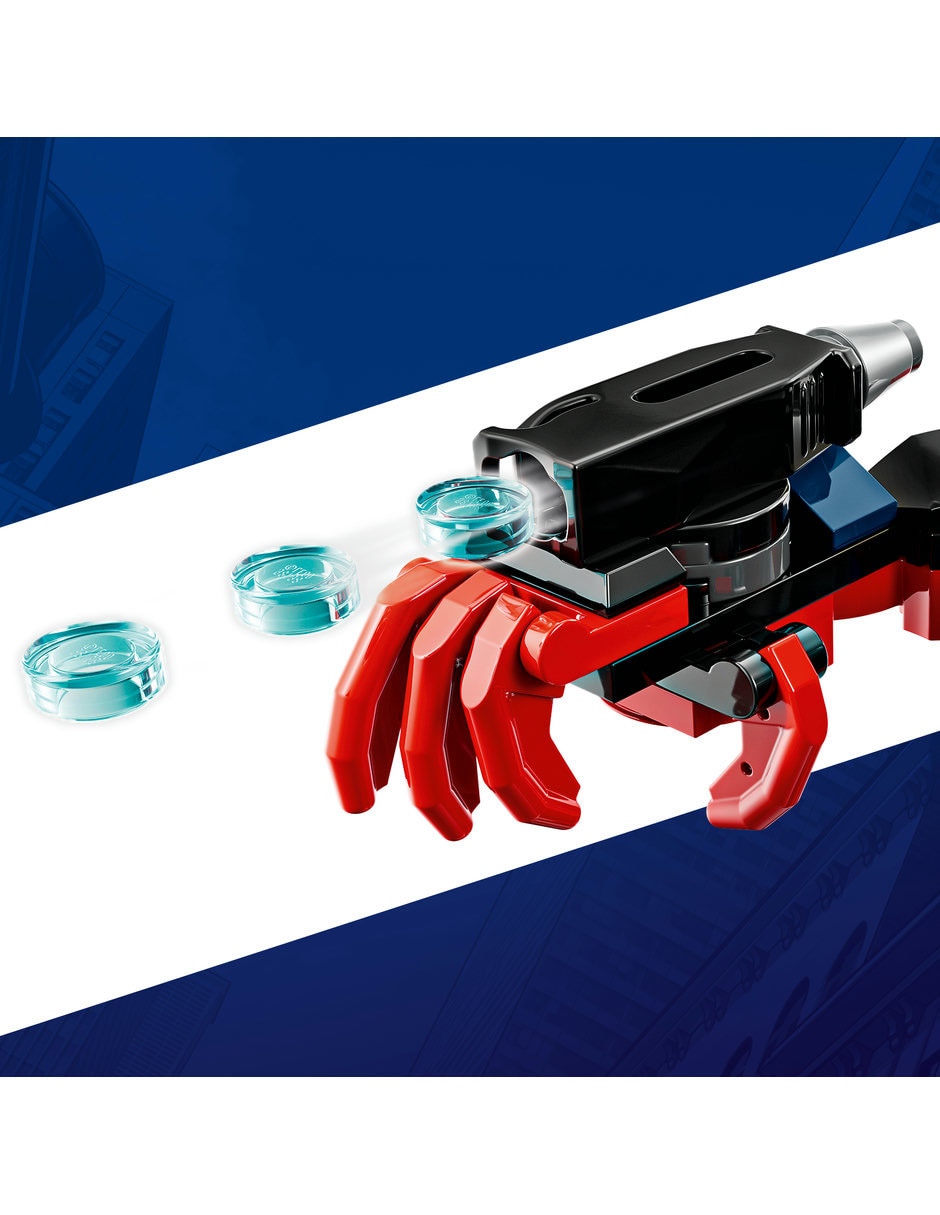 Juguete de construcción Marvel Armadura Robótica de Miles Morales vs. Spider-Man 2099 76337 9